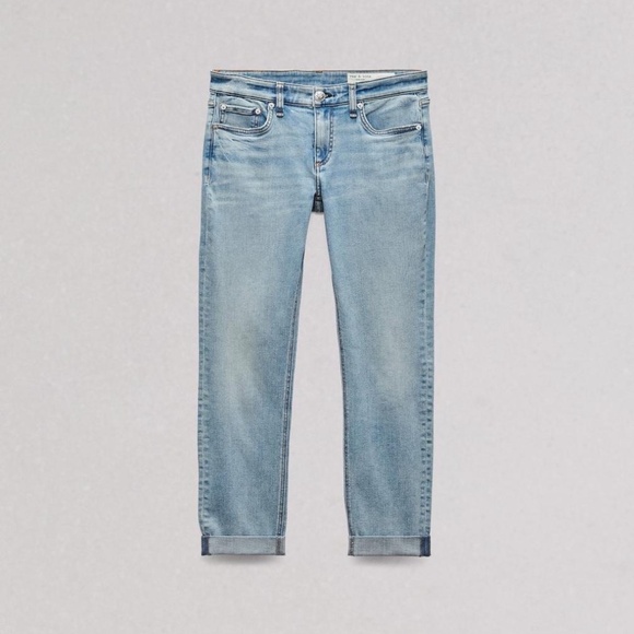 Rag & Bone/JEAN The Dre Slim Boyfriend Jeans Bradford Wash Size 28 Made in USA - Picture 5 of 16